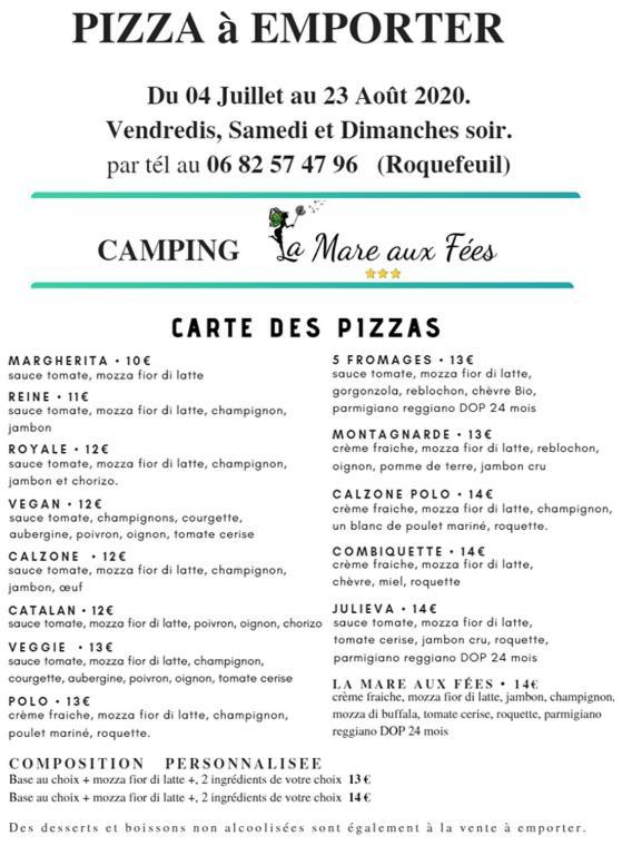 Camping La Mare Aux Fees Hotell Roquefeuil Eksteriør bilde